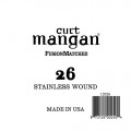 26 Stainless Wound Ball End Single String