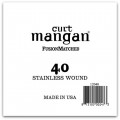 40 Stainless Wound Ball End Single String